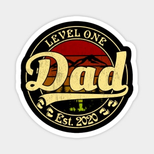 Level 1 Dad Est 2020 Magnet