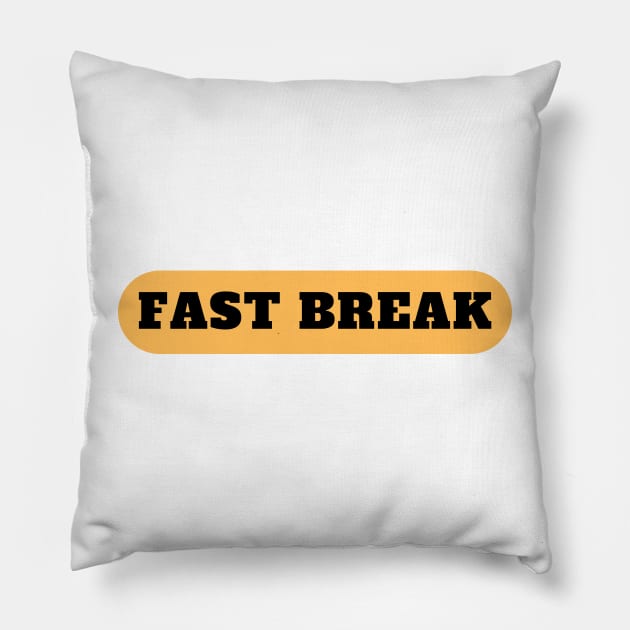 Fast Break Pillow by C-Dogg