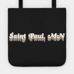 Saint Paul, MN /// Retro Typography Design Tote