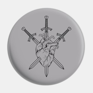 Three of Swords Pin