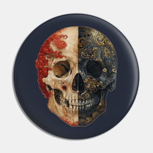 Multifaceted Skull Pin