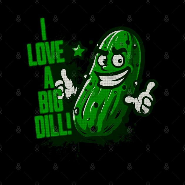 Funny Rude Humor Pickle Lover Lgbt Rainbow Big Dill Pickle by Outrageous Flavors