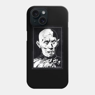 KURT BARLOW - Salem's Lot (Black and White) Phone Case