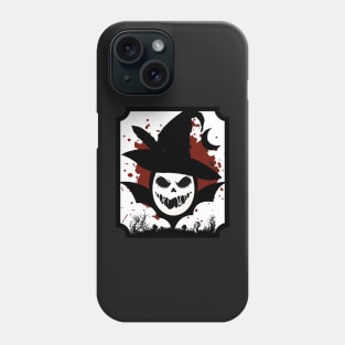 halloween scary evil pumpkin funny pumpkin head Phone Case