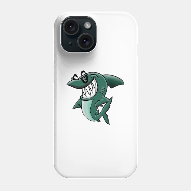 Happy Shark Phone Case by PeggyNovak