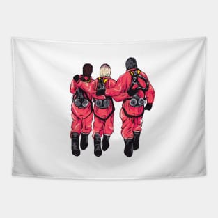 Spacesuit adventures Tapestry