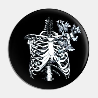 Rib Cage Floral 1 Pin