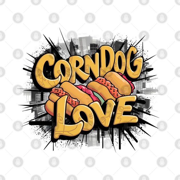 Corndog Love Design by RazorDesign234