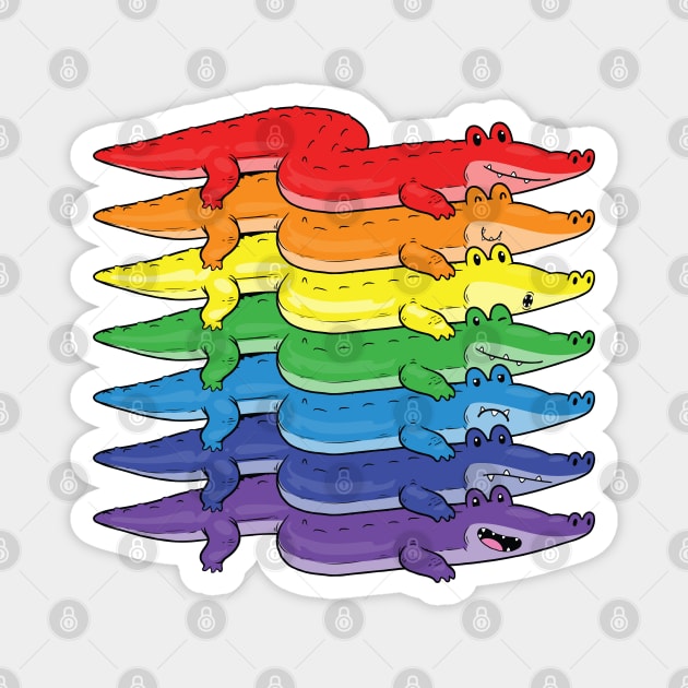 Pride Crocs Magnet by GoshWow®
