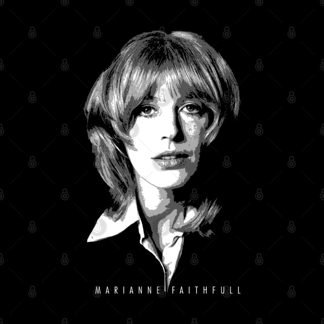 Marianne Faithfull - Retro by TheMarineBiologist