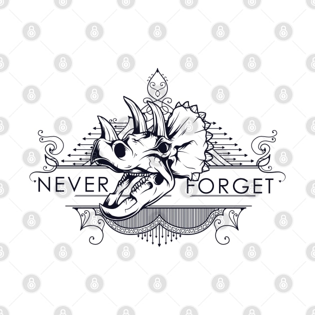 Never forget dinosaur by monkeywizzzard