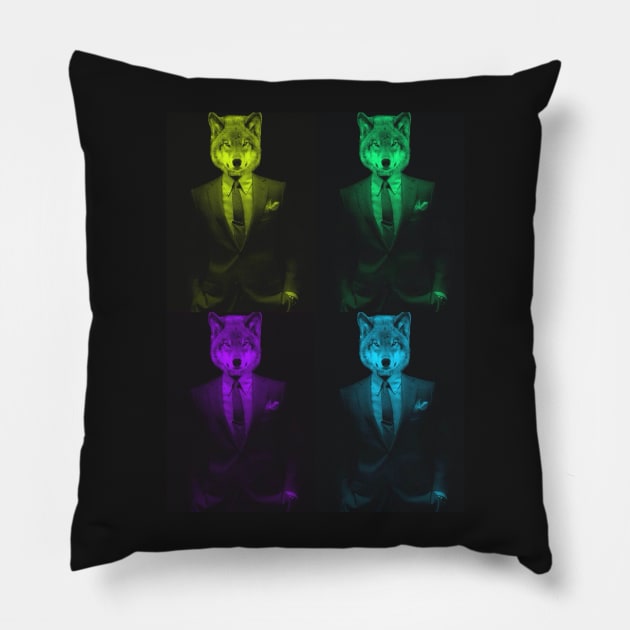 See the Wolf - Be the wolf Pillow by suitforawolf