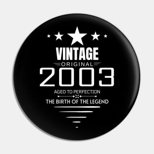 Vintage 2003 - Birthday Gift Pin