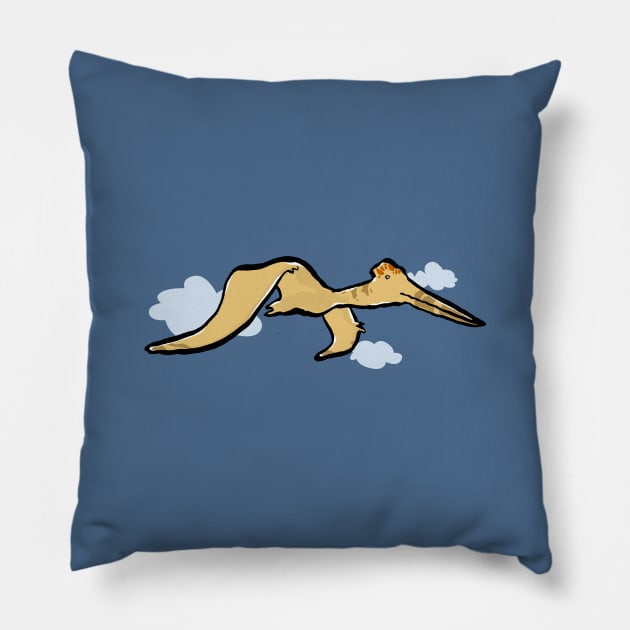 quetzalcoatlus Pillow by greendeer