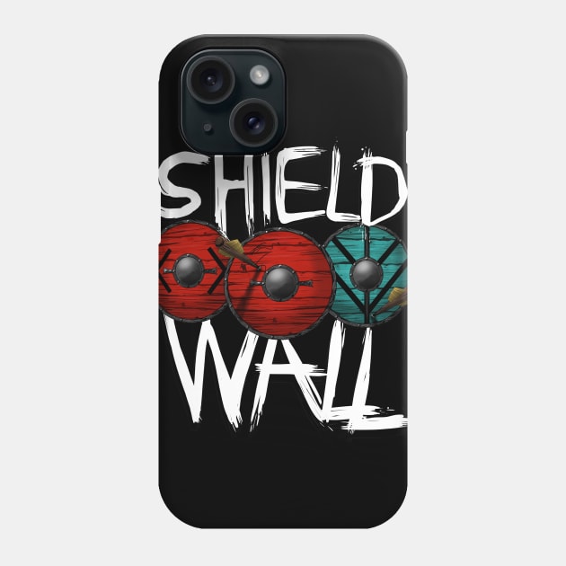 Vikings Lothbrok Shield Wall Phone Case by Alpheratz