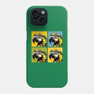 Pop Yellow-Naped Amazon Art - Cool Birds Phone Case