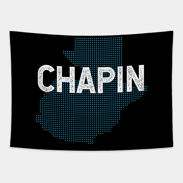 Chapin - Guatemalan flag Tapestry by verde