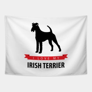 I Love My Irish Terrier Tapestry