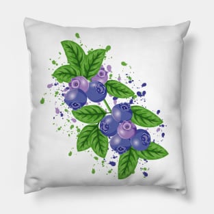 Blueberries Pillow