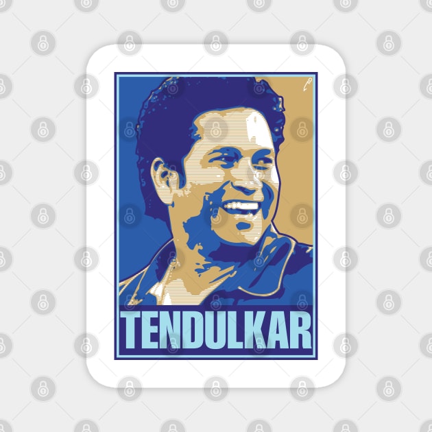 Tendulkar - INDIA Magnet by DAFTFISH