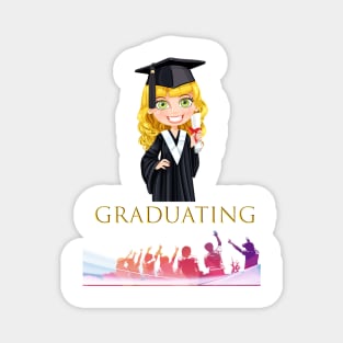 Graduation Girl 1 Magnet