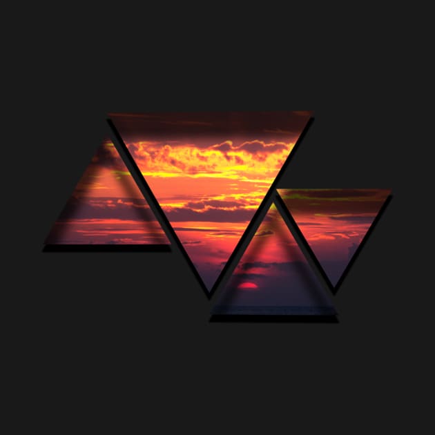 Cool Sunset Polygon Design by Tonyopp