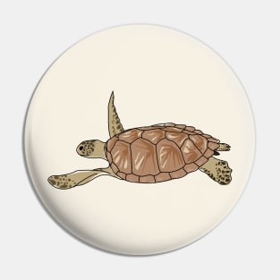 Ocean Turtle swimming Pin