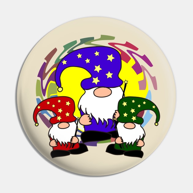 Wizard Gnomes Pin by Arie