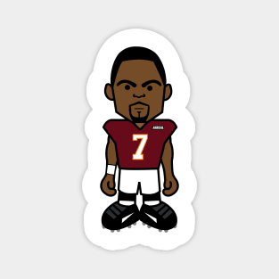 Angry Vick Football Cartoon by AiReal Apparel Magnet