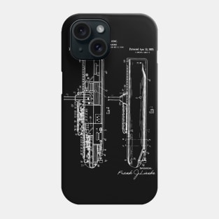 Submarine Print Submarine Patent / Submarine Art Blueprint Submarine Phone Case