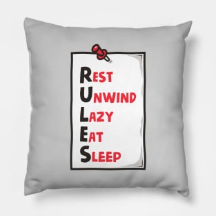 RULES Pillow