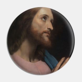 Head of Christ by Ary Scheffer Pin