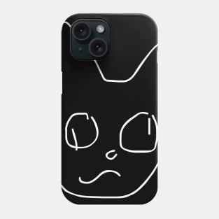Funny Kids Drawing for Cat Lover Phone Case