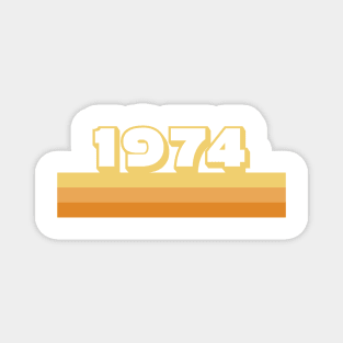 1974 classic vintage design Magnet