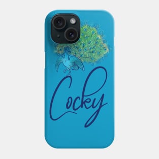 Cocky Peacock Phone Case