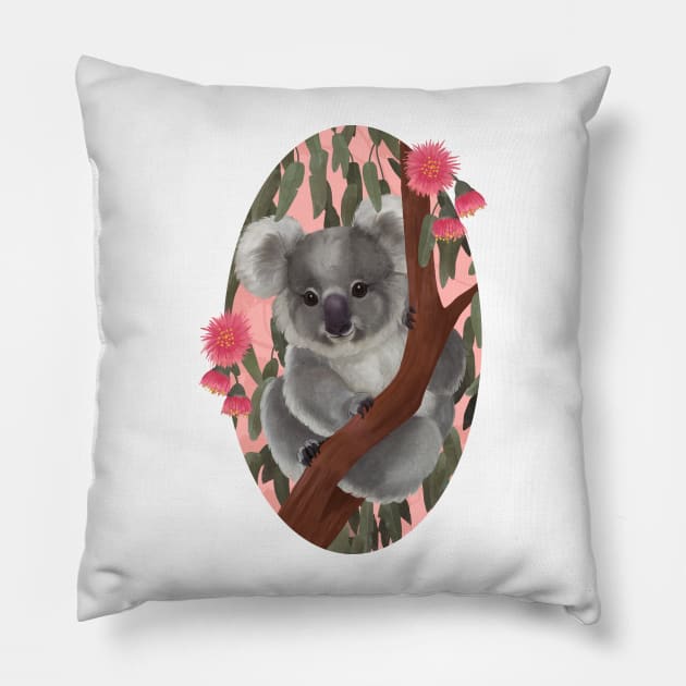 G'day Koala Pillow by LauraGraves