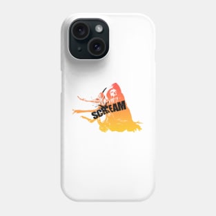 scream VI  (Scream 6) scary horror movie graphic design by ironpalette Phone Case