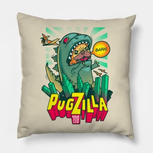 Pugzilla Pillow