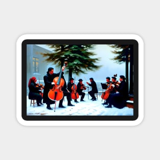 Christmas Music 1 Magnet