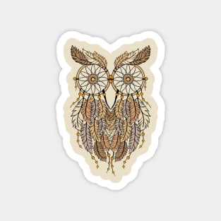 Dreamcatcher Owl Magnet