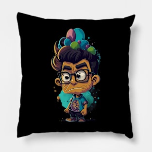 I Think You Should Leave Caricature Art Pillow