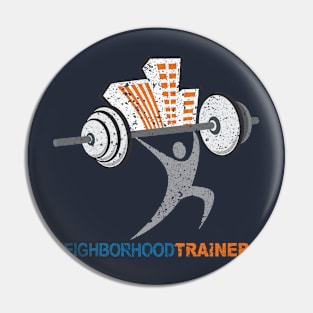 NeighborhoodTrainers Vintage Chest Logo and Name Pin