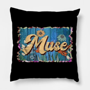 Retro Muse Name Flowers Limited Edition Proud Classic Styles Pillow