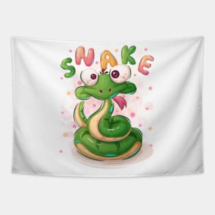 Cute snake Tapestry