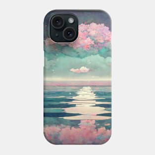 Mirror in calm seas Phone Case