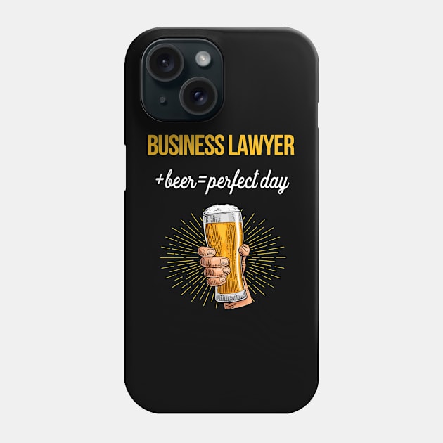 Business Lawyer Beer T-Shirt Business Lawyer Funny Gift Item Phone Case by Bushf