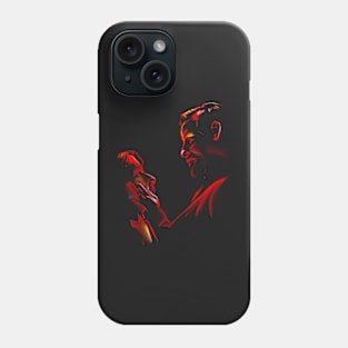 Zoe and Dracula Red Highlights (Claes Bang and Dolly Wells) Phone Case