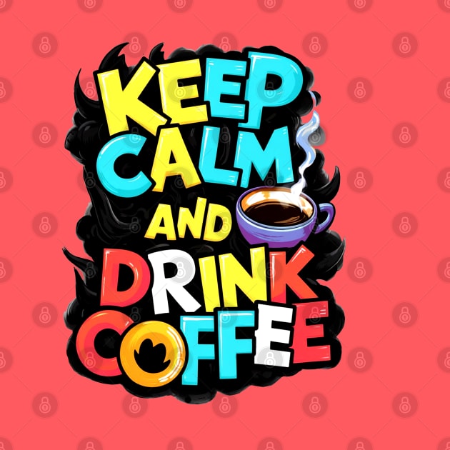 Keep calm and drink coffee by LegnaArt