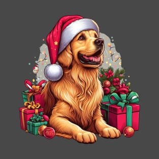 Golden Retriever Christmas Eve T-Shirt