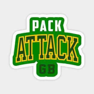 Pack Attack Football Magnet